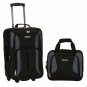 The Traveler Luggage 2 Piece Set Is PerfectThis Beautiful Deluxe Black/Gray