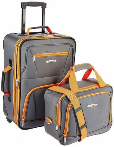 The Traveler Luggage 2 Piece Set Charcoal, One Size This Set Is Perfect Deluxe