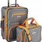 The Traveler Luggage 2 Piece Set Charcoal, One Size This Set Is Perfect Deluxe