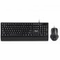 Keyboard Office w/Wrist Rest Durable Keys Clear Black