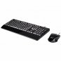 Keyboard Office w/Wrist Rest Durable Keys Clear Black