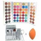Eyeshadow Palette Professional 63 Colors Powder Blender Gorgeous Me Cosmetics