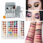 Eyeshadow Palette Professional 63 Colors Powder Blender Gorgeous Me Cosmetics