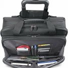 Laptop Case 17.3" Rolling Hidden push button telescoping handle system  Black