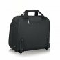 Laptop Case 17.3" Rolling Hidden push button telescoping handle system  Black
