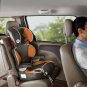 Car seat holding children Back Youth booster from 4 to 10 years Tangerine