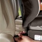 Car seat holding children Back Youth booster from 4 to 10 years Tangerine