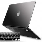 For MacBook Air 13 Inch Case 2018 Release New Version Soft Touch Keyboard Black