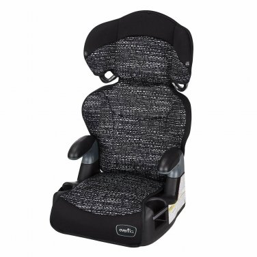 Car Seat Static Big Kid AMP High Back Booster Black Offering 2 modes