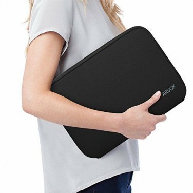 Laptop Case Sleeve Multi color Water resistant Neoprene Notebook Pocket Black