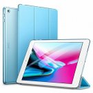 The Apple iPad Case New Lightweight Smart Trifold Stand Microfiber Lining Bleu