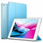 The Apple iPad Case New Lightweight Smart Trifold Stand Microfiber Lining Bleu