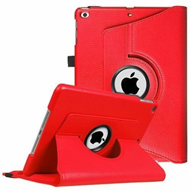 for Apple iPad Air Case 9.7 inch 2018 Auto Sleep Wake 6th Gen 5th Gen Red