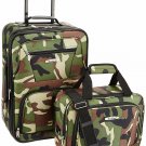 The Traveler Luggage 2 Piece Set Is PerfectThis Beautiful Deluxe Camouflage