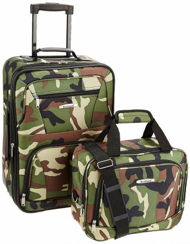 The Traveler Luggage 2 Piece Set Is PerfectThis Beautiful Deluxe Camouflage