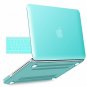 for Apple MacBook case Soft Touch Hard Case Shell Cover with Keyboard Aqua