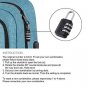 Laptop Backpack Travel Computer Bag Anti Theft Water Resistant College Blue