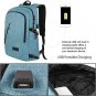 Laptop Backpack Travel Computer Bag Anti Theft Water Resistant College Blue
