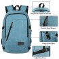 Laptop Backpack Travel Computer Bag Anti Theft Water Resistant College Blue