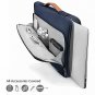 Laptop Sleeve Case with Handle Accessory Pocket and CornerArmor Dark Blue