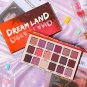 Eyeshadow Palette Pink Peachy Red Brown Metallic Glitter Shimmer Matte Pigmented