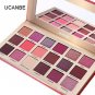 Eyeshadow Palette Pink Peachy Red Brown Metallic Glitter Shimmer Matte Pigmented