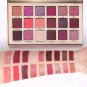 Eyeshadow Palette Pink Peachy Red Brown Metallic Glitter Shimmer Matte Pigmented