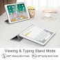 The Apple iPad Case New Lightweight Smart Trifold Stand Microfiber Lining gray