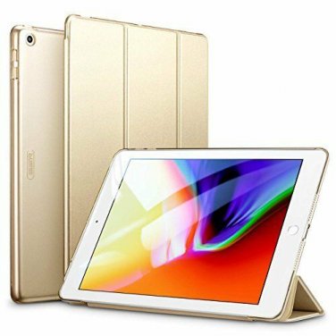 The Apple iPad Case New Lightweight Smart Trifold Stand Microfiber Lining gold