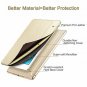 The Apple iPad Case New Lightweight Smart Trifold Stand Microfiber Lining gold
