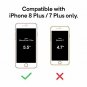 For iPhone 8 Plus/iPhone 7 Plus Case Stylish & Protective Navy Blue