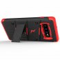 Galaxy S10 Case Military Grade Drop Protection Kickstand Bundle Includes Red