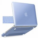 for Apple MacBook case Soft Touch Hard Case Shell Cover Keyboard Serenity Blue