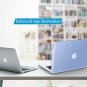 for Apple MacBook case Soft Touch Hard Case Shell Cover Keyboard Serenity Blue