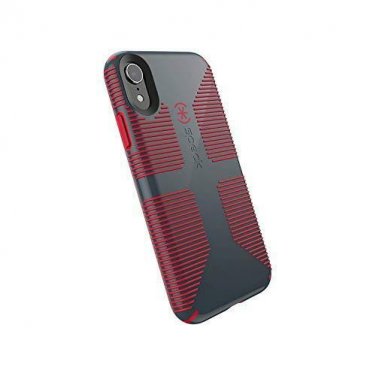iPhone XR Case CandyShell Drop-tested protection Charcoal Grey/Dark Poppy Red