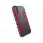 iPhone XR Case CandyShell Drop-tested protection Charcoal Grey/Dark Poppy Red