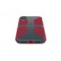 iPhone XR Case CandyShell Drop-tested protection Charcoal Grey/Dark Poppy Red