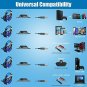 Headset with Mic Gaming PS4, PC, Xbox Mac Noise Cancelling Over Ear LED Light
