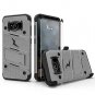 For Samsung Galaxy S9 Plus Case Screen Protector Grade Drop Gray /Black