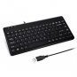 Keyboard Mini USB 12.40x5.79x0.79 Inch Dimension Piano Finish Black