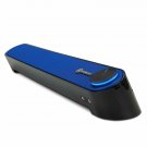 Computer Speakers GOgroove USB Mini Soundbar SonaVERSE UBR Desktop Computer Blue
