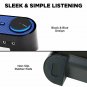 Computer Speakers GOgroove USB Mini Soundbar SonaVERSE UBR Desktop Computer Blue