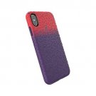 For iPhone Xs Max Case Candy Shell Mercury Red Ombre Pennant Purple