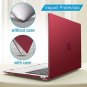 For MacBook Air 13 Inch Case Release New Version Soft Touch with Keyboard Red