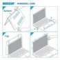 For MacBook Air 13 Inch Case Release New Version Soft Touch with Keyboard Red
