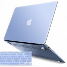 For MacBook Air 13 Inch Case 2018 Release New Version Soft Touch Keyboard Blue
