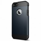 iPhone 5/5S/SE Case Heavy Duty Protection Air Cushion Technology Metal Slate