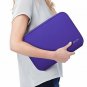 Laptop Case Sleeve Multi color Water resistant Neoprene Notebook Pocket Purple