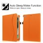 for Apple iPad Air Case Multi Angle Viewing Folio CoverAuto Wake Sleep Orange