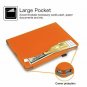 for Apple iPad Air Case Multi Angle Viewing Folio CoverAuto Wake Sleep Orange